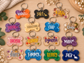 Handmade resin keychain